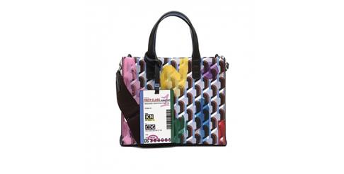 ROSA.K CABAS MONOGRAM UNTITLE DAY TOTE MULTI